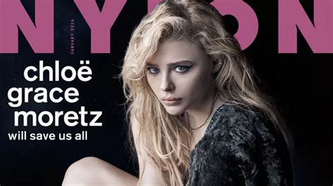 chloe grace moretz nylon cover.